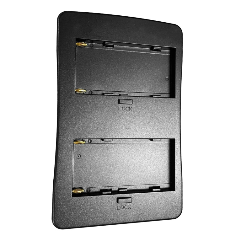 פלטה מתאמת מ-2 סוללות Sony NP-F970 לחיבור V-Mount פלטה מתאמת מ-2 סוללות Sony NP-F970 לחיבור V-Mount