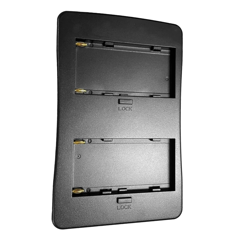 פלטה מתאמת מ-2 סוללות Sony NP-F970 לחיבור V-Mount פלטה מתאמת מ-2 סוללות Sony NP-F970 לחיבור V-Mount