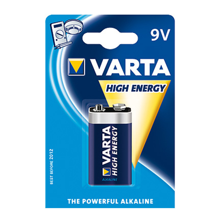 סוללה מקורית Varta 9V סוללה מקורית Varta 9V