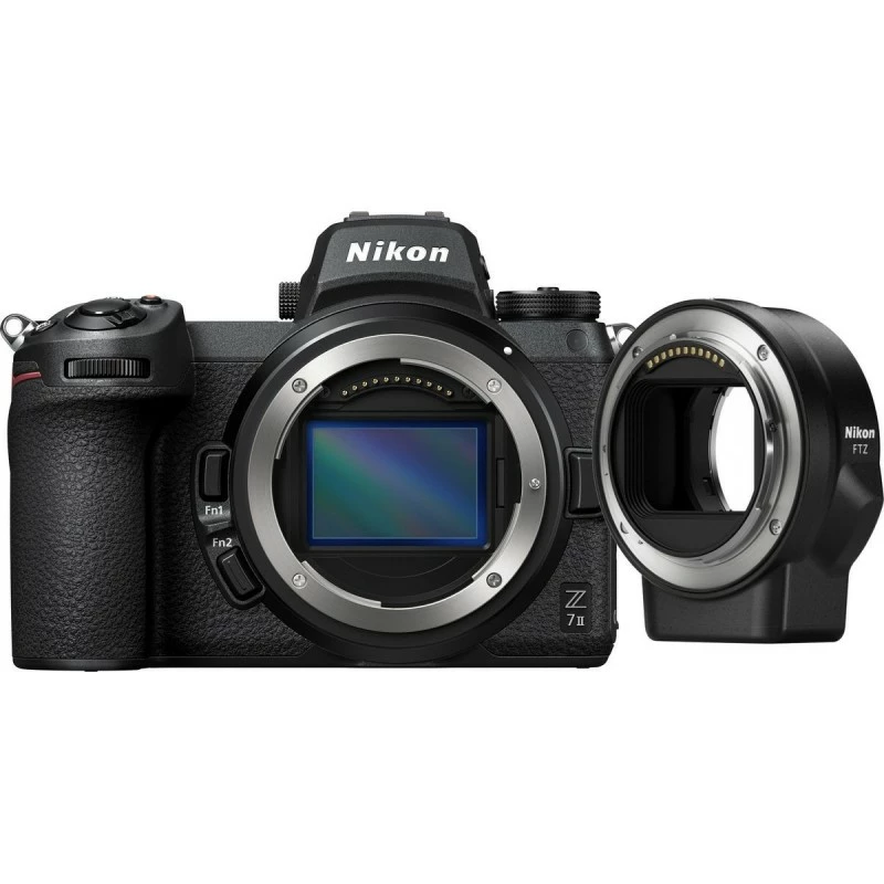 מצלמה ללא מראה Nikon Z7II Body + מתאם FTZ מצלמה ללא מראה Nikon Z7II Body + מתאם FTZ