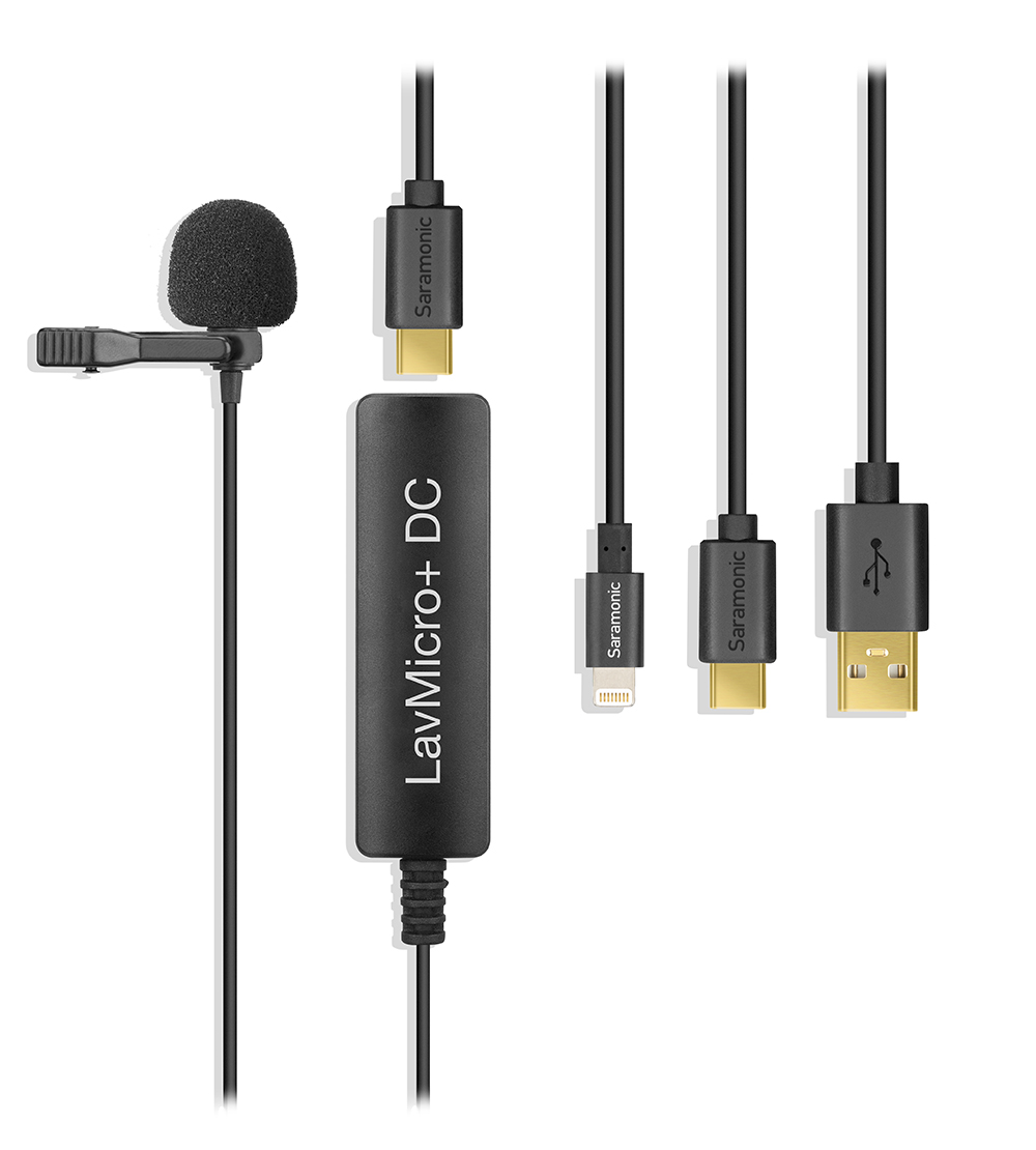 מיקרופון דש Saramonic LavMicro + DC מיקרופון דש Saramonic LavMicro + DC