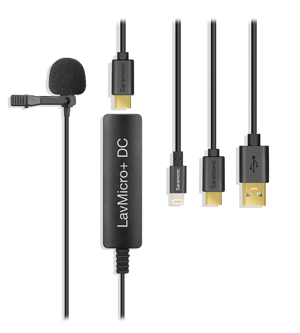 מיקרופון דש Saramonic LavMicro + DC מיקרופון דש Saramonic LavMicro + DC