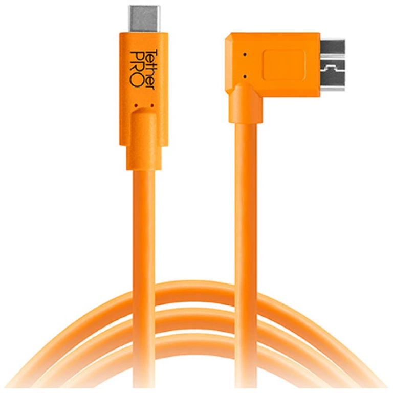 כבל Tether Tools TetherPro USB Type-C to Right Micro-USB a 4.6m כבל Tether Tools TetherPro USB Type-C to Right Micro-USB a 4.6m