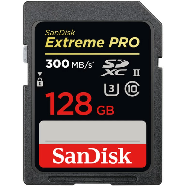 כרטיס זיכרון SanDisk 128GB Extreme Pro UHS-II SDXC כרטיס זיכרון SanDisk 128GB Extreme Pro UHS-II SDXC