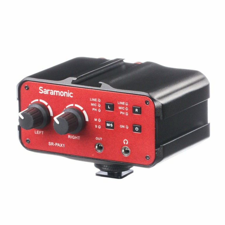 גריפ סאונד Saramonic SR-PAX1 Audio Adapter גריפ סאונד Saramonic SR-PAX1 Audio Adapter