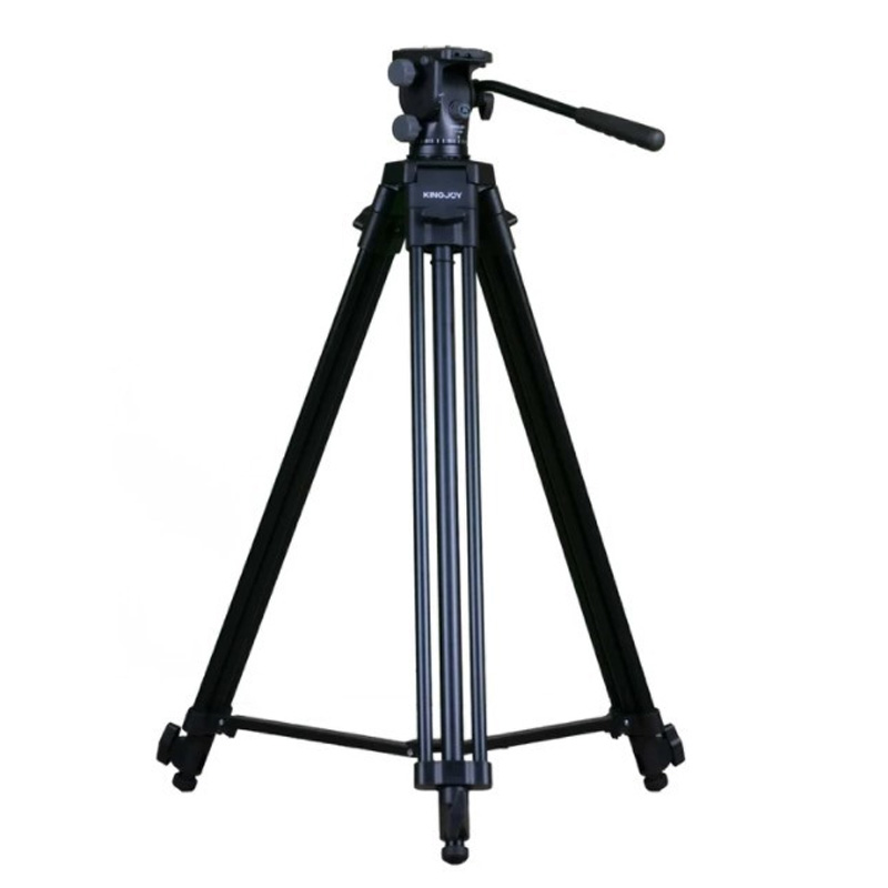 חצובת וידאו מקצועית Kingjoy VT2100L tripod + VT-3530 חצובת וידאו מקצועית Kingjoy VT2100L tripod + VT-3530