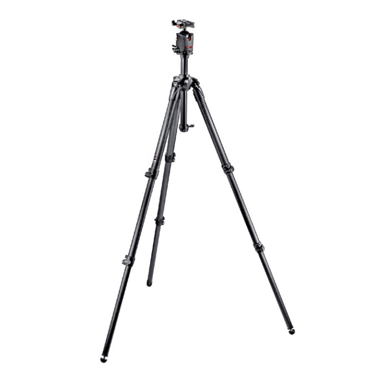חצובת קארבון manfrotto MK057C3 וראש כדורי Q5 חצובת קארבון manfrotto MK057C3 וראש כדורי Q5