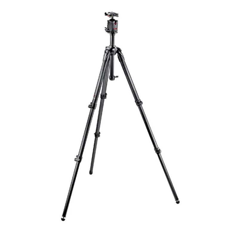 חצובת קארבון manfrotto MK057C3 וראש כדורי Q5 חצובת קארבון manfrotto MK057C3 וראש כדורי Q5