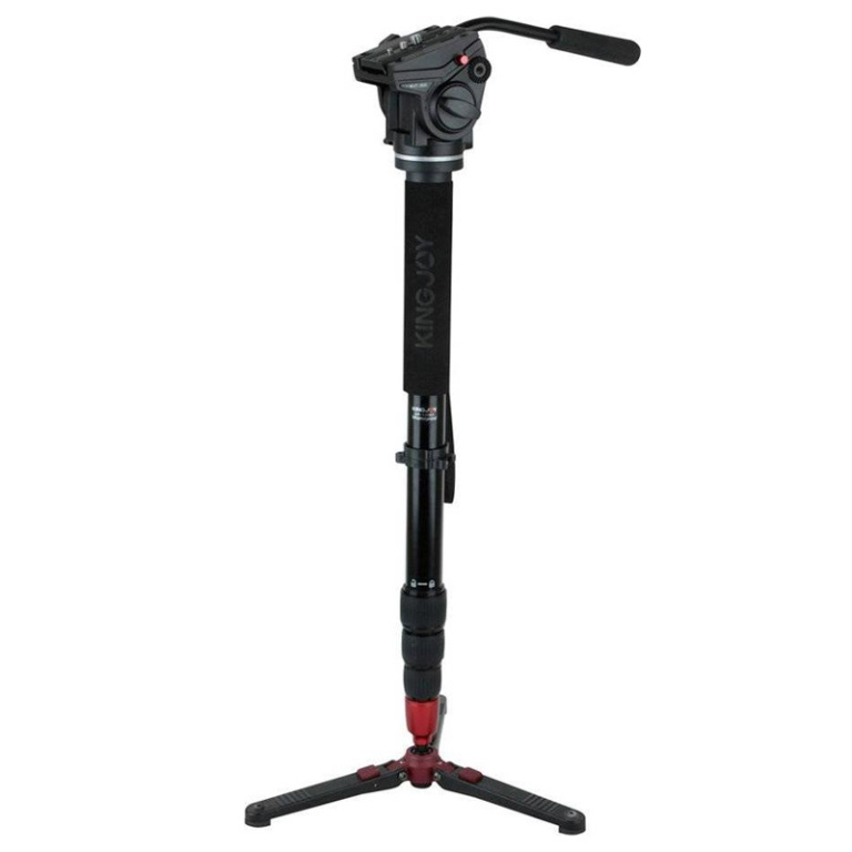 מונופוד וידאו אלומיניום מקצועי Kingjoy MP4008+VT3510 כולל ראש וידאו מונופוד וידאו אלומיניום מקצועי Kingjoy MP4008+VT3510 כולל ראש וידאו
