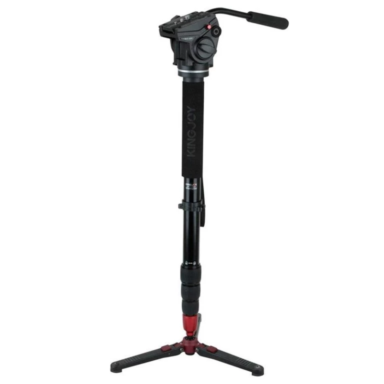 מונופוד וידאו אלומיניום מקצועי Kingjoy MP4008+VT3510 כולל ראש וידאו מונופוד וידאו אלומיניום מקצועי Kingjoy MP4008+VT3510 כולל ראש וידאו