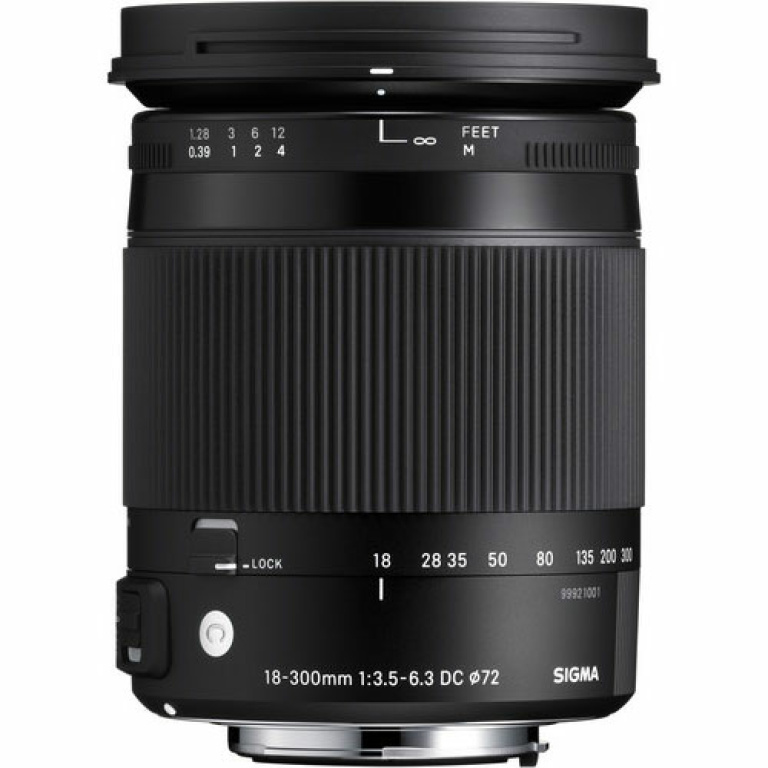 עדשה Sigma 18-300mm f/3.5-6.3 DC OS HSM Contemporary למצלמות Nikon עדשה Sigma 18-300mm f/3.5-6.3 DC OS HSM Contemporary למצלמות Nikon