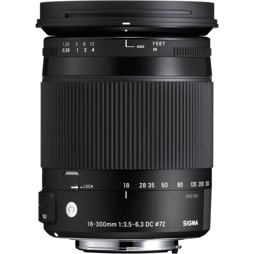 עדשה Sigma 18-300mm f/3.5-6.3 DC OS HSM Contemporary למצלמות Nikon עדשה Sigma 18-300mm f/3.5-6.3 DC OS HSM Contemporary למצלמות Nikon