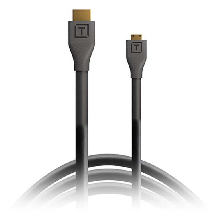 כבל Tether Tools TetherPro HDMI Mini to HDMI 2.0 4.6M כבל Tether Tools TetherPro HDMI Mini to HDMI 2.0 4.6M