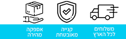 4 סוללות ומטען מהיר Panasonic Eneloop 2000mAh