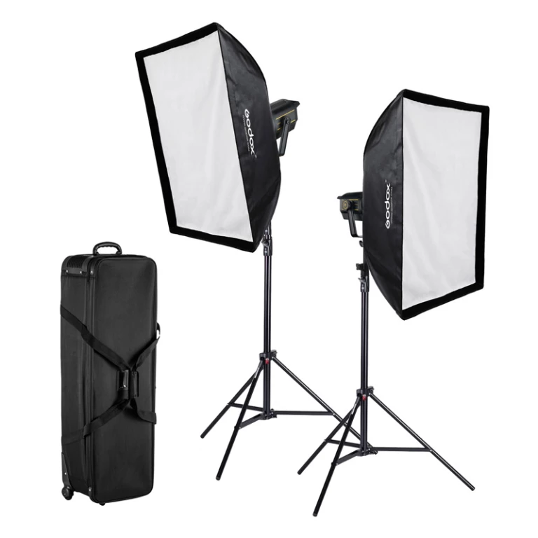 ערכת 2 פנס לד Godox VL300 Led Video Light ערכת 2 פנס לד Godox VL300 Led Video Light