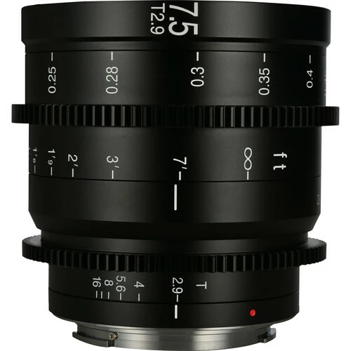 עדשה laowa lens 7.5 t/2.9 zero-d cine לקנון RF עדשה laowa lens 7.5 t/2.9 zero-d cine לקנון RF