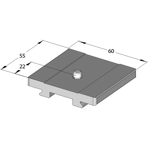 פלטת שחרור מהיר arca swiss camera plate 55mm 1/4" פלטת שחרור מהיר arca swiss camera plate 55mm 1/4"