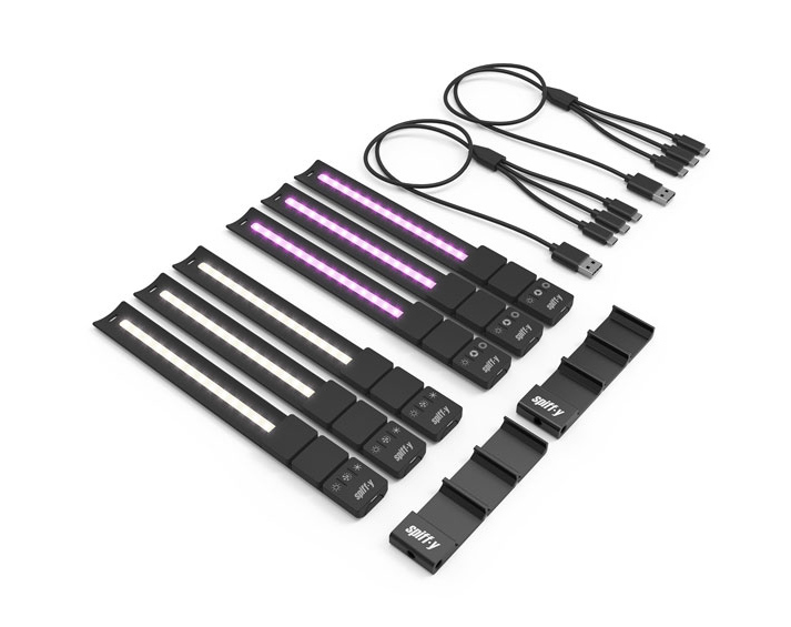 סט צמידי תאורה ליוצרי סרטים Kyu-6 RGB Led Light Filmmakers Pro Kit סט צמידי תאורה ליוצרי סרטים Kyu-6 RGB Led Light Filmmakers Pro Kit