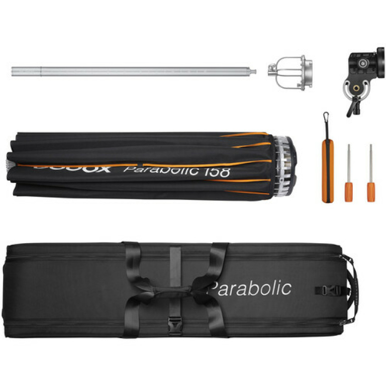 קיט לתאורה Godox Parabolic P158 system kit קיט לתאורה Godox Parabolic P158 system kit