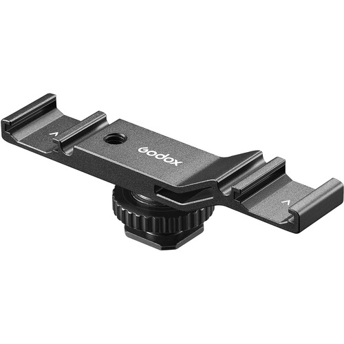 מפצל godox vsm-h03 dual cold shoe מפצל godox vsm-h03 dual cold shoe