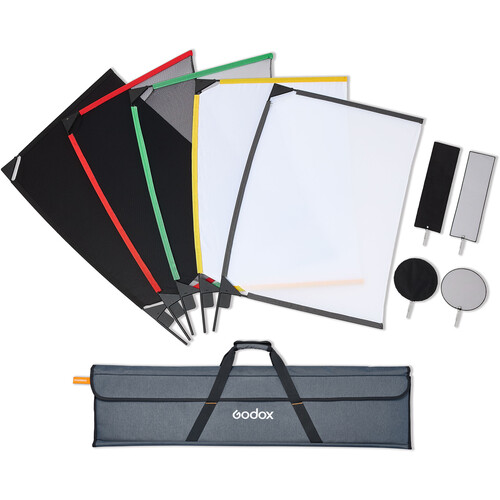 Godox Scrim Flag Kit SF6090 ערכת דגלים ״גובואים״ 60X90 ס״מ Godox Scrim Flag Kit SF6090 ערכת דגלים ״גובואים״ 60X90 ס״מ
