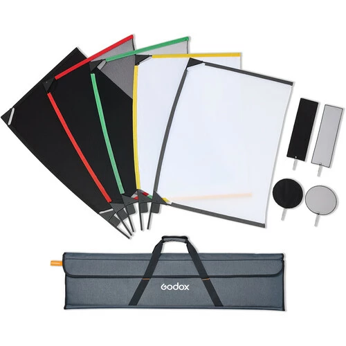 Godox Scrim Flag Kit SF6090 ערכת דגלים ״גובואים״ 60X90 ס״מ Godox Scrim Flag Kit SF6090 ערכת דגלים ״גובואים״ 60X90 ס״מ