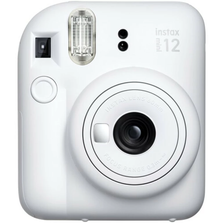 מצלמה פיתוח מיידי Fuji Instax Mini 12 לבנה מצלמה פיתוח מיידי Fuji Instax Mini 12 לבנה