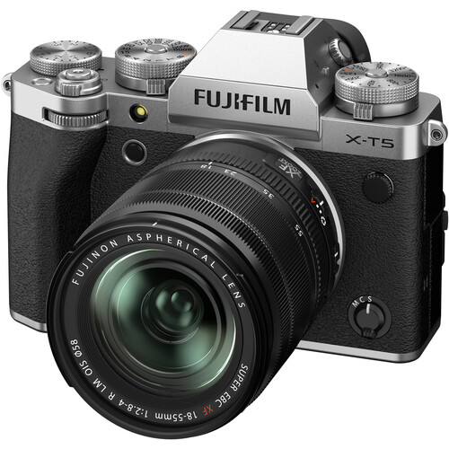 מצלמה ללא מראה Fuji X-T5 + 18-55 f/2.8-4 Silver יבואן רשמי מצלמה ללא מראה Fuji X-T5 + 18-55 f/2.8-4 Silver יבואן רשמי