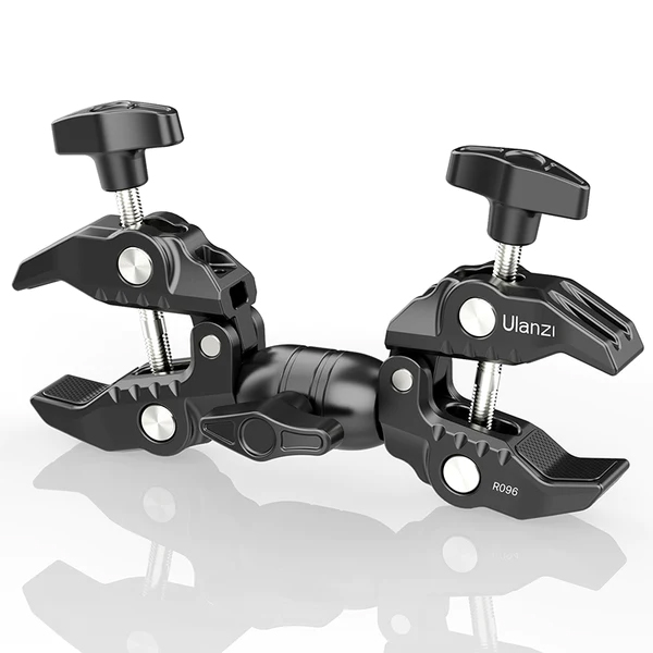 קליפס ulanzi R096 Double Crab Clamp קליפס ulanzi R096 Double Crab Clamp