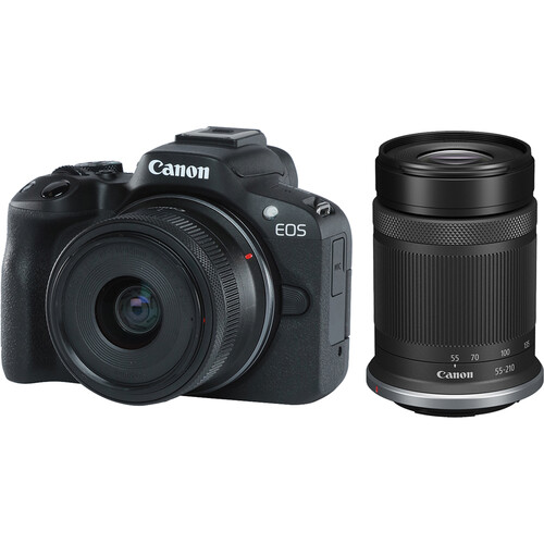 מצלמה ללא מראה Canon EOS r50 +18-45 + 55-210 מצלמה ללא מראה Canon EOS r50 +18-45 + 55-210