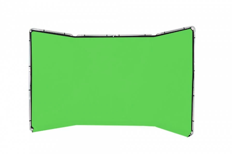 רקע בד פנורמי 2.4X4 מטר כרומה קיי CHROMOGREEN רקע בד פנורמי 2.4X4 מטר כרומה קיי CHROMOGREEN