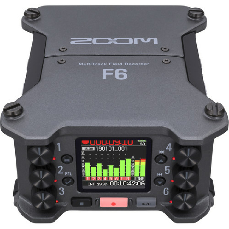 zoom f6 field recorder מכשיר הקלטה לשטח zoom f6 field recorder מכשיר הקלטה לשטח