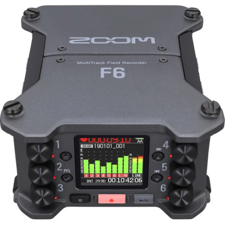 zoom f6 field recorder מכשיר הקלטה לשטח zoom f6 field recorder מכשיר הקלטה לשטח