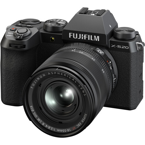 מצלמה ללא מראה Fujifilm X-S20 עם עדשה 18-55mm מצלמה ללא מראה Fujifilm X-S20 עם עדשה 18-55mm