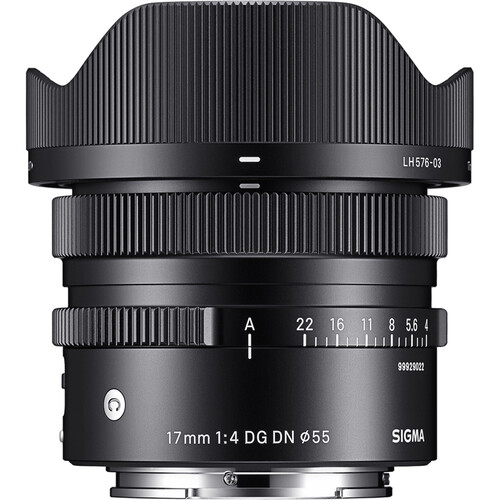 עדשה Sigma 17mm f/4 DG DN C למצלמות Sony עדשה Sigma 17mm f/4 DG DN C למצלמות Sony