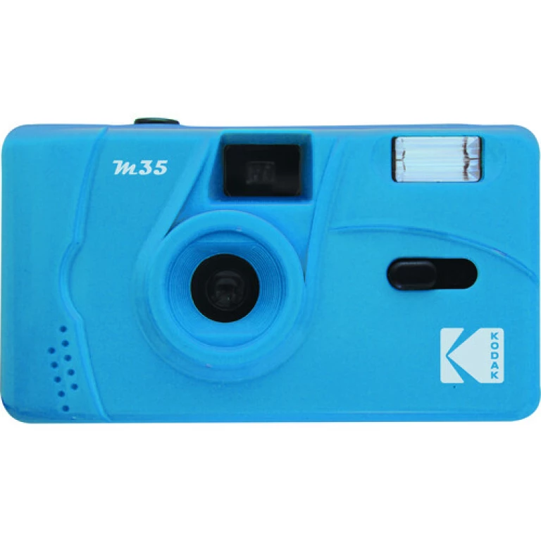 Kodak M35 מצלמת פילים עם פלאש (Cerulean Blue) Kodak M35 מצלמת פילים עם פלאש (Cerulean Blue)