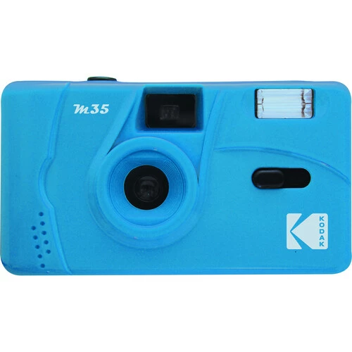 Kodak M35 מצלמת פילים עם פלאש (Cerulean Blue) Kodak M35 מצלמת פילים עם פלאש (Cerulean Blue)
