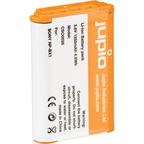 Jupio NP-BX1 סוללת ליתיום חליפית Jupio NP-BX1 סוללת ליתיום חליפית