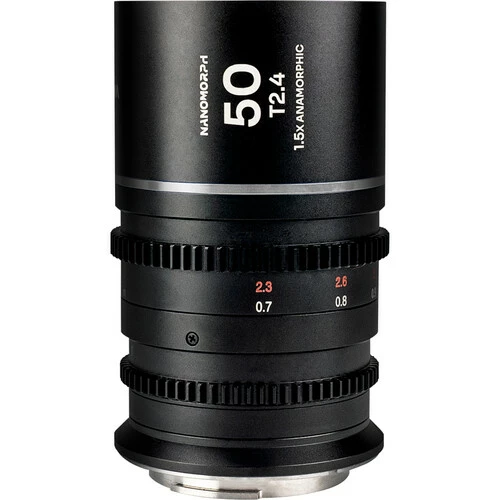 עדשה laowa lens 50 t/2.4 nanomorph 1.5x s35 silver sony e עדשה laowa lens 50 t/2.4 nanomorph 1.5x s35 silver sony e