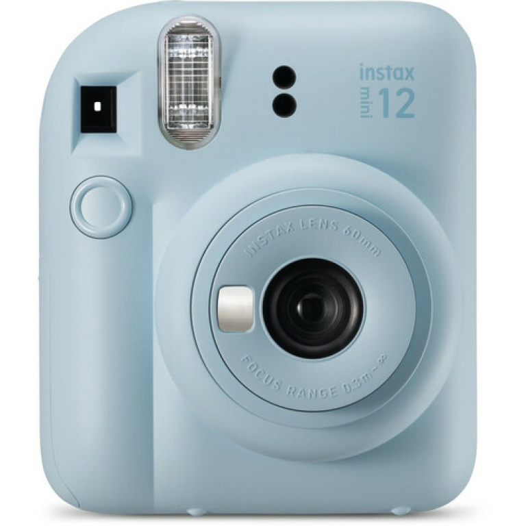 מצלמה פיתוח מיידי Fuji Instax Mini 12 תכלת מצלמה פיתוח מיידי Fuji Instax Mini 12 תכלת