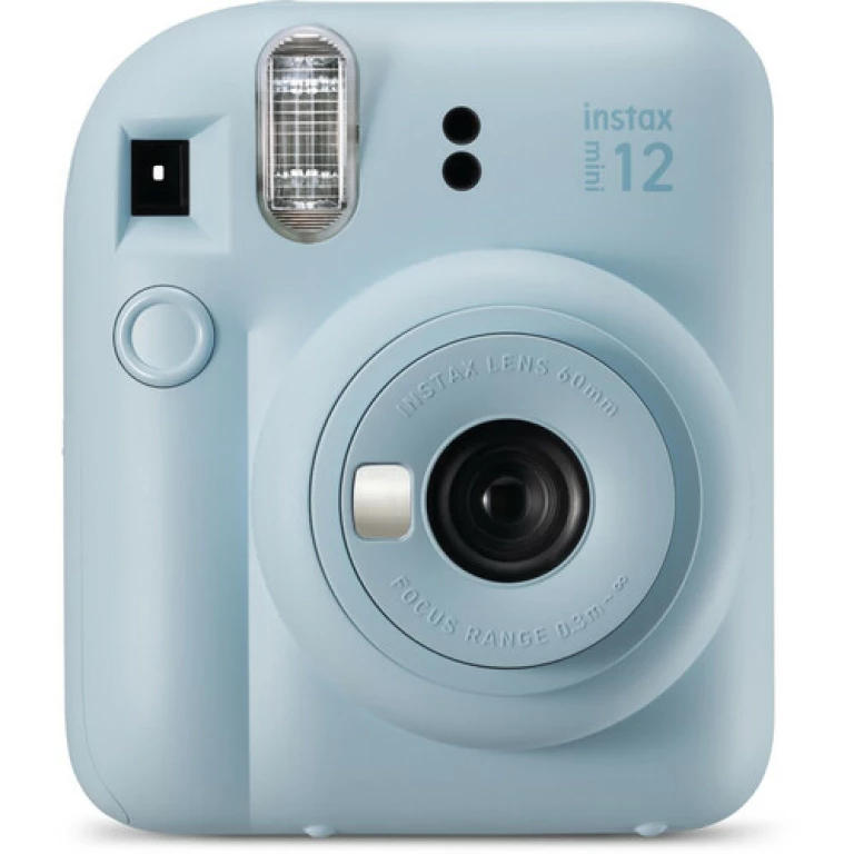 מצלמה פיתוח מיידי Fuji Instax Mini 12 תכלת מצלמה פיתוח מיידי Fuji Instax Mini 12 תכלת