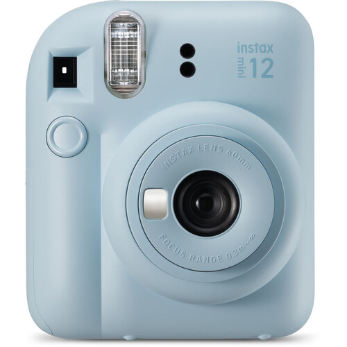 מצלמה פיתוח מיידי Fuji Instax Mini 12 תכלת מצלמה פיתוח מיידי Fuji Instax Mini 12 תכלת