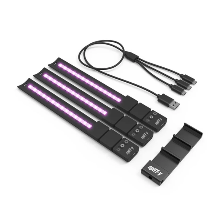 סט צמידי תאורה ליוצרי סרטים Kyu-6 RGB Led Light Filmmakers Kit סט צמידי תאורה ליוצרי סרטים Kyu-6 RGB Led Light Filmmakers Kit