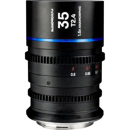 עדשה laowa lens 35 t/2.4 nanomorph 1.5x s35 blue sony e עדשה laowa lens 35 t/2.4 nanomorph 1.5x s35 blue sony e
