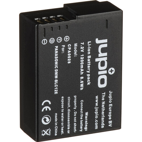 סוללה חליפית Panasonic dmw-blc12 Jupio סוללה חליפית Panasonic dmw-blc12 Jupio