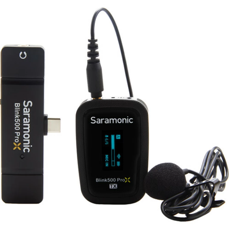 מיקרופון אלחוטי למכשירי C-Type אנדרואיד Saramonic blink500 B5 X pro מיקרופון אלחוטי למכשירי C-Type אנדרואיד Saramonic blink500 B5 X pro