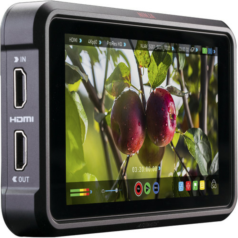 מוניטור מקליט Atomos Ninja V5" 4k HDMI מוניטור מקליט Atomos Ninja V5" 4k HDMI