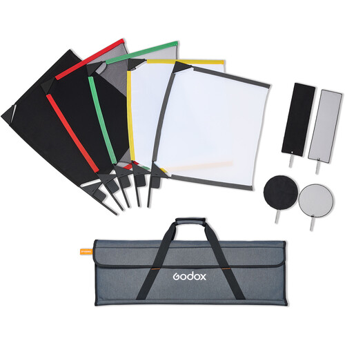 Godox Scrim Flag Kit sf4560 ערכת דגלים ״גובואים״ 46X61 ס״מ Godox Scrim Flag Kit sf4560 ערכת דגלים ״גובואים״ 46X61 ס״מ