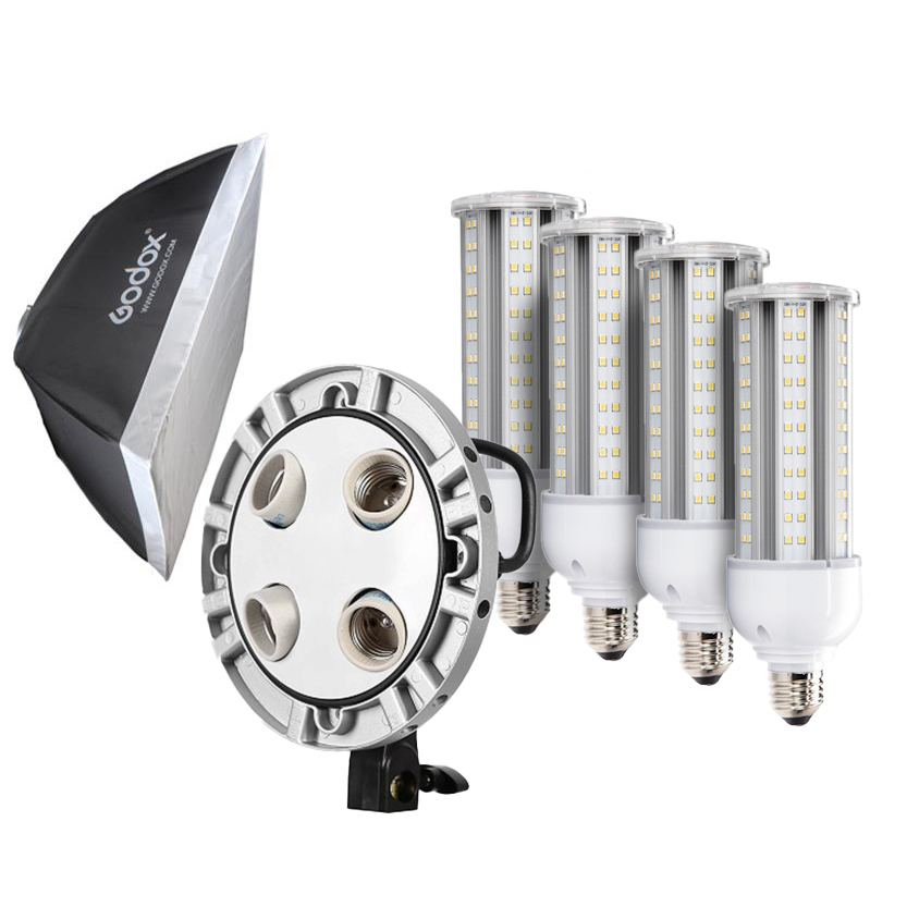 קיט תאורת לד קבועה כולל נורות וסופטבוקס Godox TL-4K PRO קיט תאורת לד קבועה כולל נורות וסופטבוקס Godox TL-4K PRO