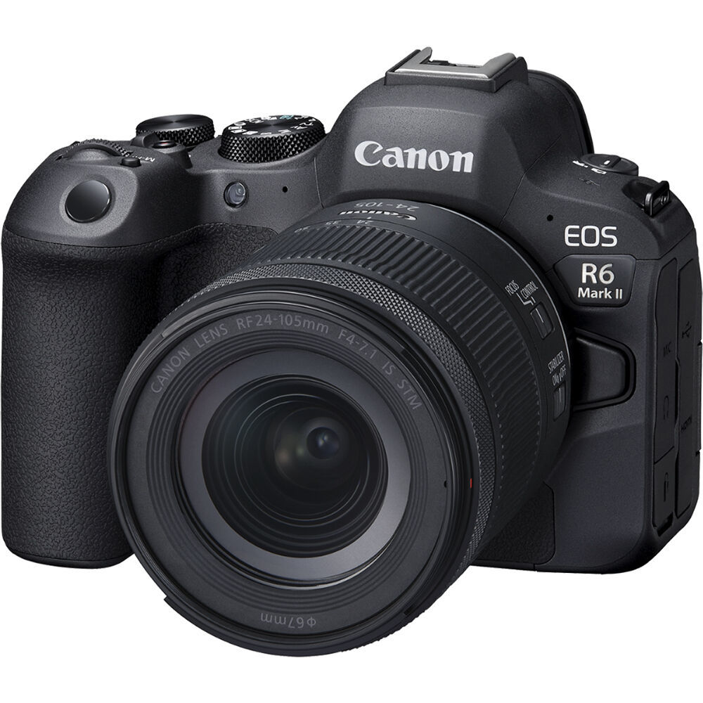 מצלמה ללא מראה Canon EOS R6 Mark II Kit 24-105mm f/4-7.1 IS STM – יבואן רשמי מצלמה ללא מראה Canon EOS R6 Mark II Kit 24-105mm f/4-7.1 IS STM – יבואן רשמי